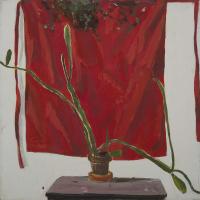 Cactus with Red Apron II